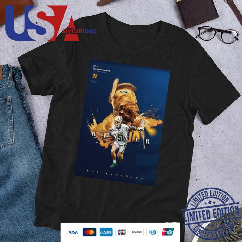 Pat Kavanagh Notre Dame Lacrosse Winner 2024 Tewaaraton Award Shirt
