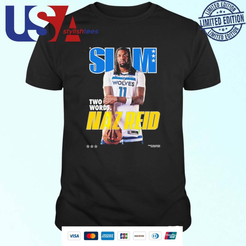 Slam Goods Merch Slam Two Words Naz Reid T-shirt
