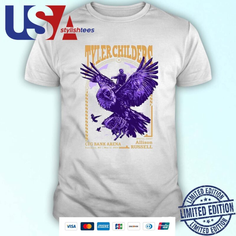 Tyler Childers Show 2024 At CFG Bank Arena Baltimore MD On May 27 With Allison Russell Poster Shirt
