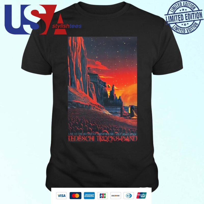 Tedeschi Trucks Band Live At The Red Rocks Amphitheatre On July 26-27 2024 T-shirt