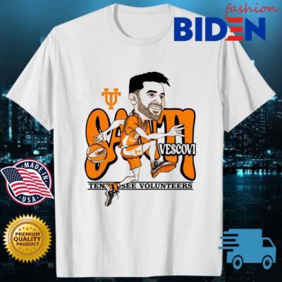 Tennessee Volunteers Baseball Josiah-Jordan James Santi Vescovi Caricature Shirt