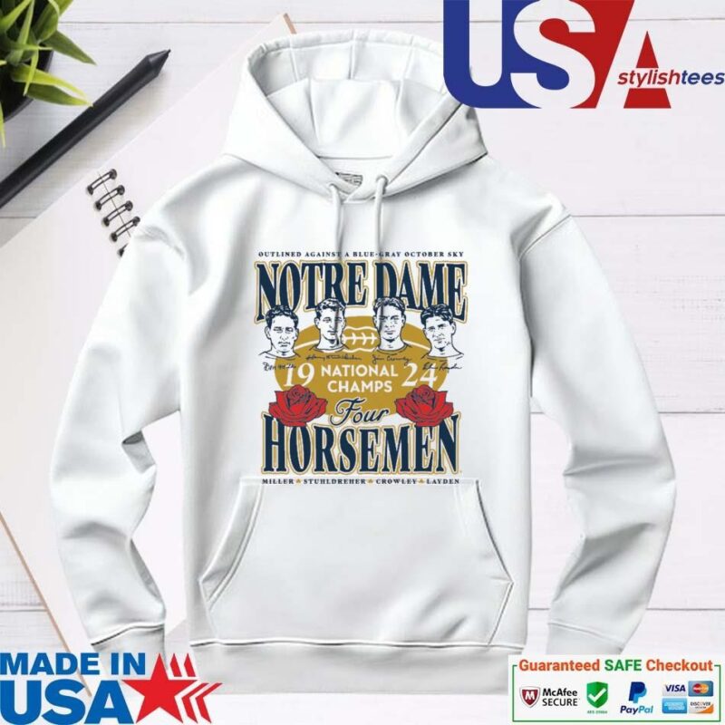 Official Notre Dame 19 24 Four Horsemen Championship hoodie