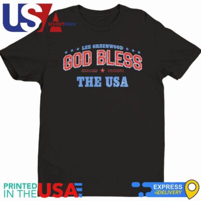 Official Lee Greenwood God Bless The Usa T-Shirt