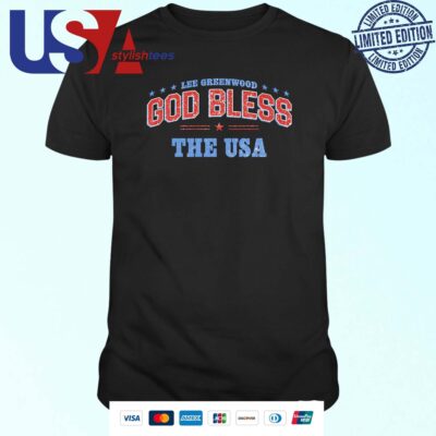 Official Lee Greenwood God Bless The Usa T-shirt