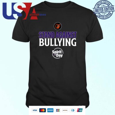 Stand Against Bullying Spirit Day Baltimore Orioles T-shirt