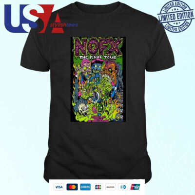 Nofx Final Tour Oct 4 2024 Outer Harbor berth 46 In Los Angeles Event T-shirt