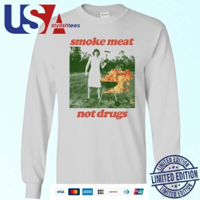 Smoke Meat Not Drugs Natural Sweater