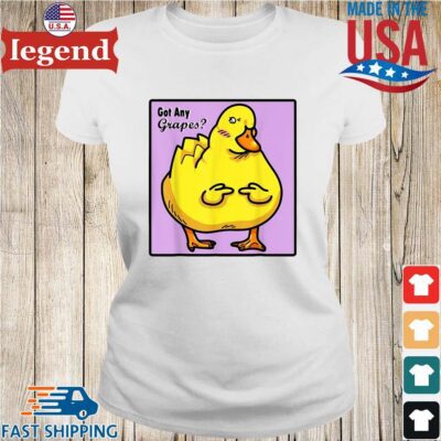Duck Got Any Grapes Shirt Ladies trang-min