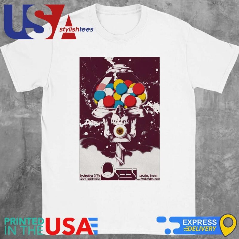 OSEES Austin, TX November 01 2024 Tour Shirt