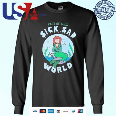 Part Of Your Sick Sad World Daria Mermaid Sweater