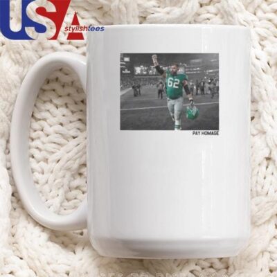 Travis Kelce Jason Kelce Pay Homage Mug, Tumbler