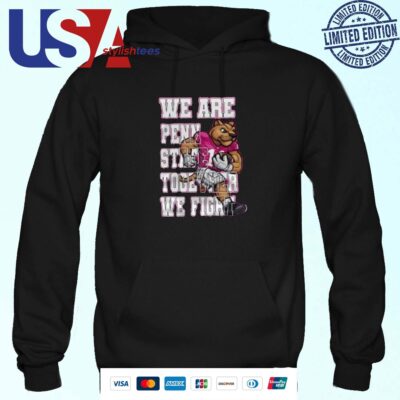 Penn State Nittany Lions Together We Fight Pink Hoodie