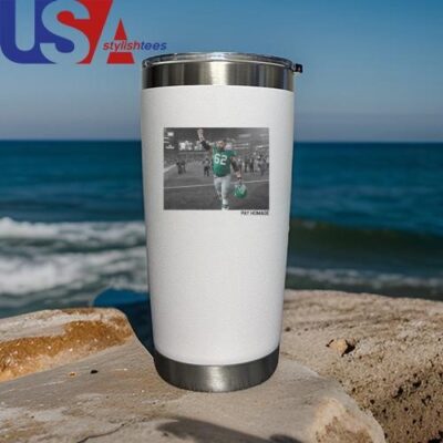 Travis Kelce Jason Kelce Pay Homage Mug, Tumbler Tumbler 20oz White