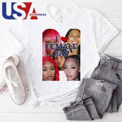 Nicki Sexyy Red Bbtrickz Anycia Karrahbooo I Love Female Rap T-shirt