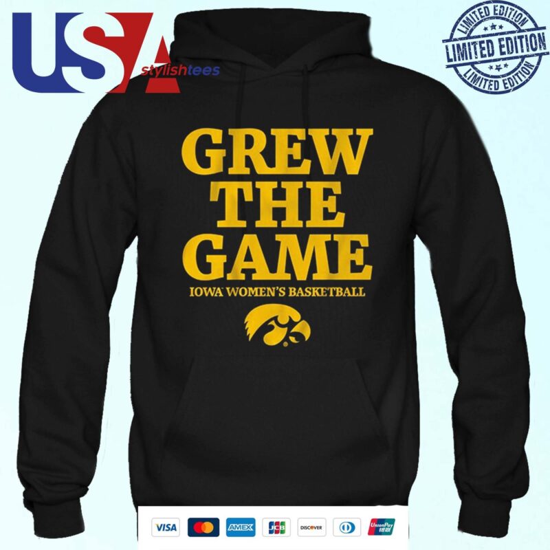 Official Iowa Women's Basketball Grew The Game Hoodie