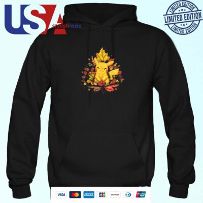 Pikachu Autumn Leaf Hoodie