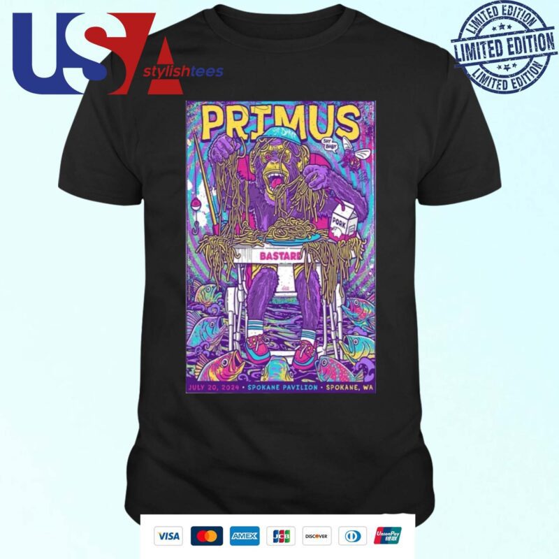 Primus July 20 2024 Spokane, WA T-shirt