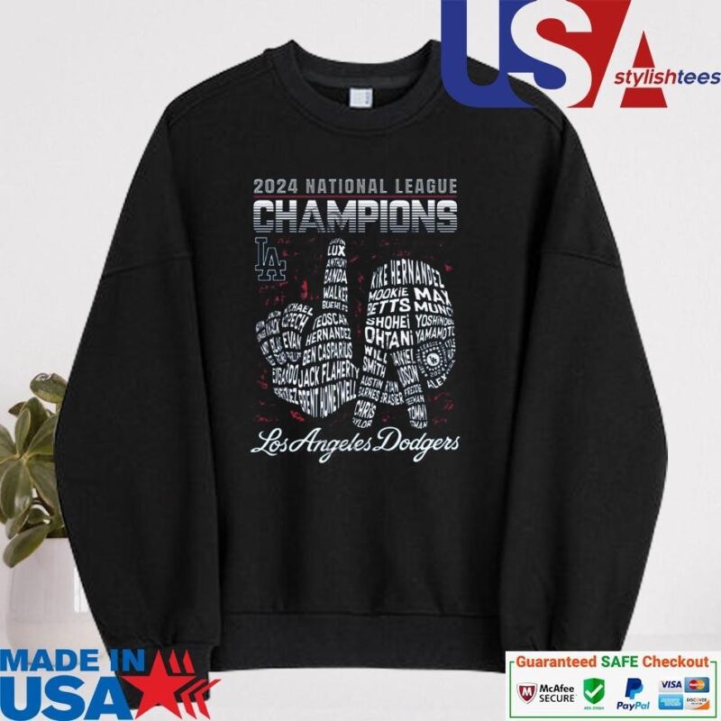Official World Series 2024 National Champions Los Angeles Dodgers sweater