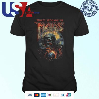 Thirty Seconds To Mars Seasons Tour 2024 Vintage Mars Shirt
