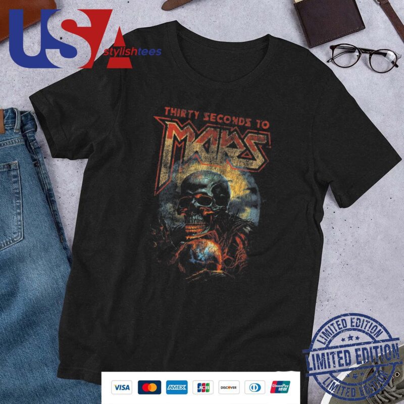 Thirty Seconds To Mars Seasons Tour 2024 Vintage Mars Shirt
