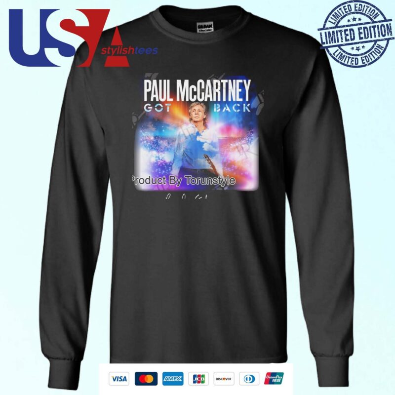 Paul Mccartey Got Back 2024 Thank You For The Memories Signature Sweater