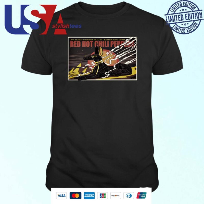 Red Hot Chili Peppers Show At The Blossom Music Center On July 22 2024 T-shirt