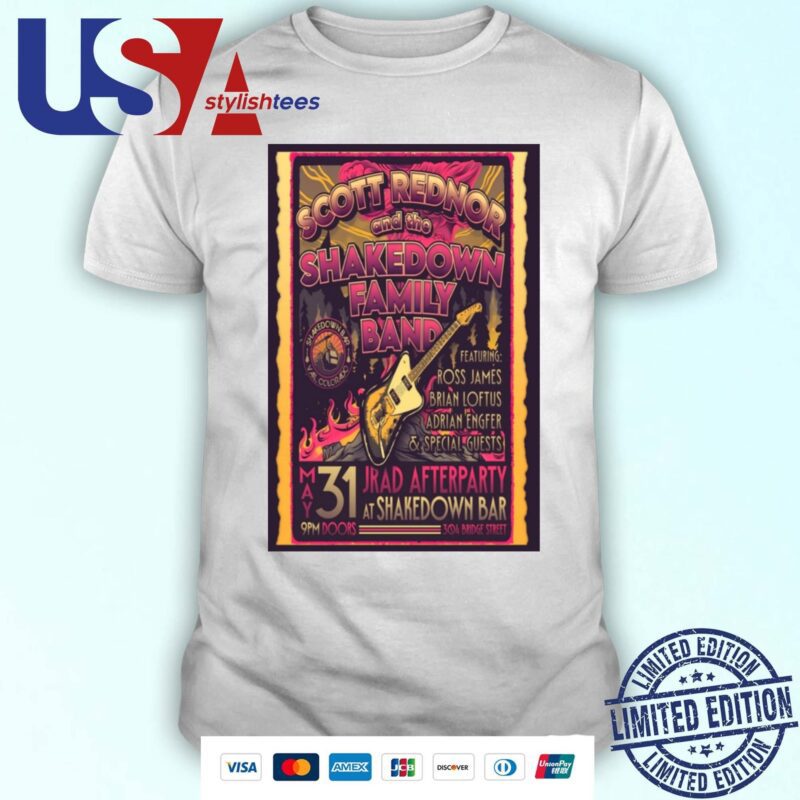 Scott Rednor And The Shakedown Family Band 304 Bridge St Vail, CO May 31 2024 Poster Shirt