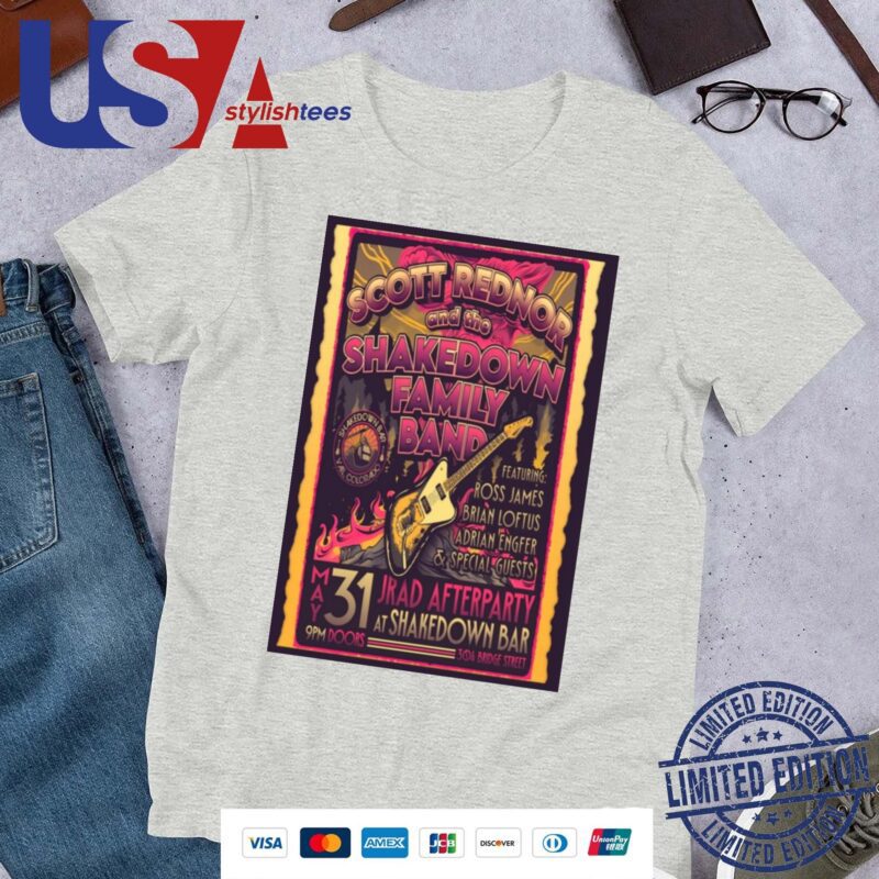 Scott Rednor And The Shakedown Family Band 304 Bridge St Vail, CO May 31 2024 Poster Shirt