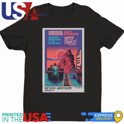 Something Corporate & Jack’s Mannequin And Andrew McMahon Red Rocks Park and Amphitheatre July 23, 2025 Event Shirt