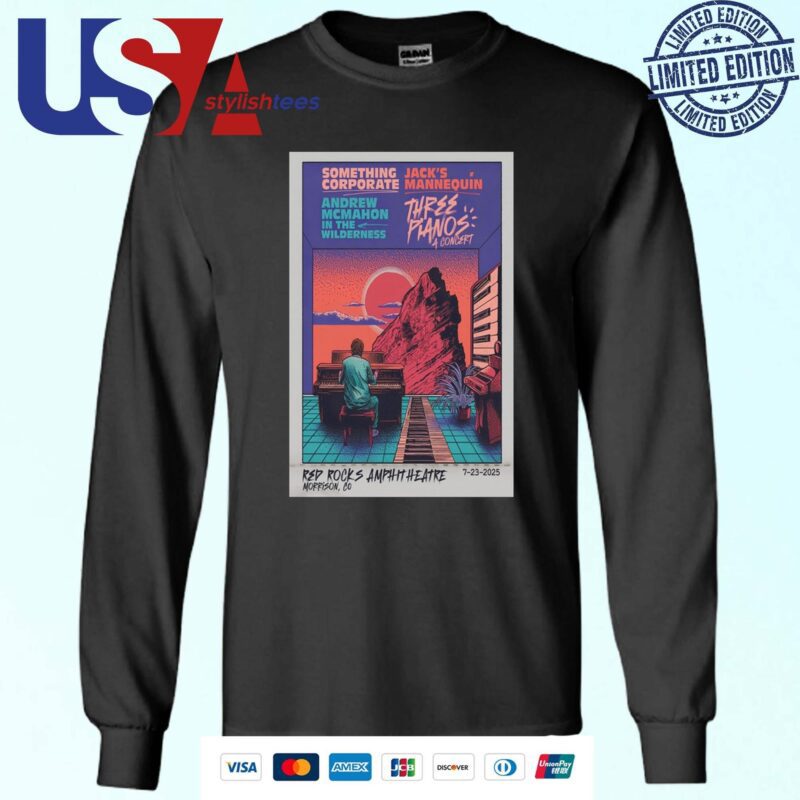 Something Corporate & Jack’s Mannequin And Andrew McMahon Red Rocks Park and Amphitheatre July 23, 2025 Event Sweater