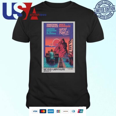 Something Corporate & Jack’s Mannequin And Andrew McMahon Red Rocks Park and Amphitheatre July 23, 2025 Event T-shirt