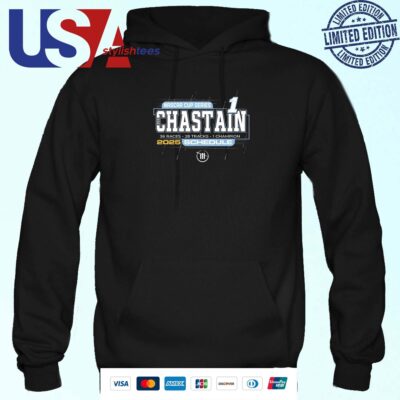 Ross Chastain Checkered Flag Sports 2025 NASCAR Cup Series Schedule Hoodie