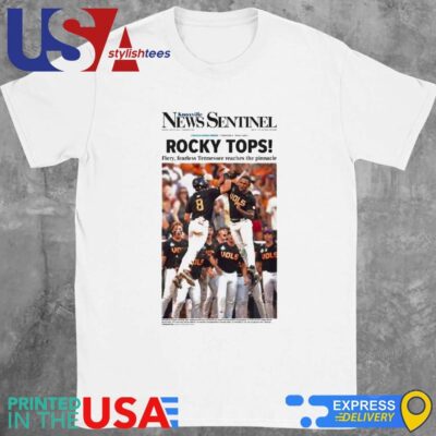 Tennessee Vols 2024 Baseball National Champions News Sentinel Shirt