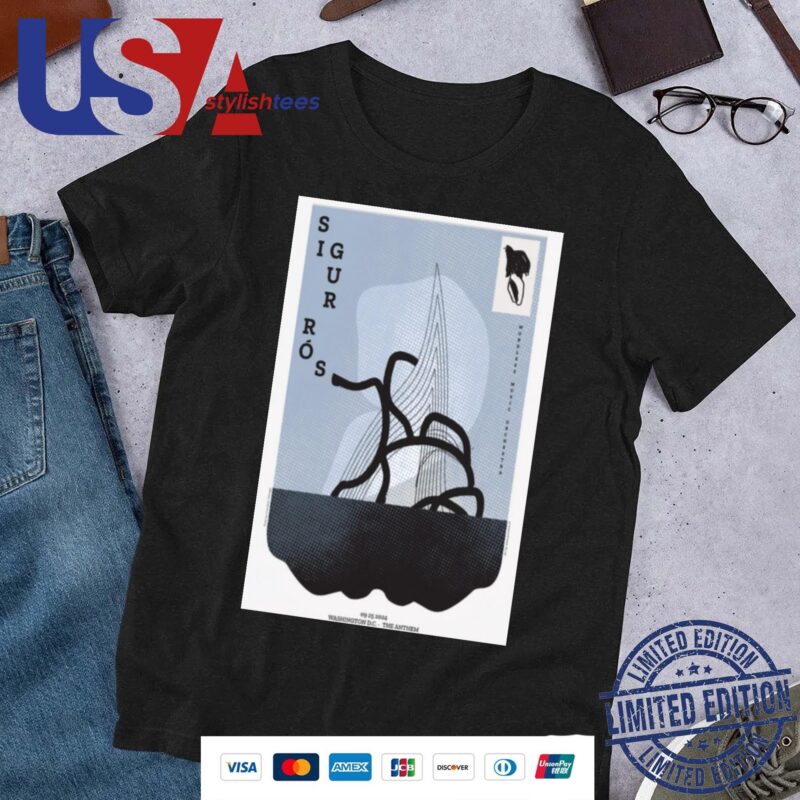 Sigur Ros September 25, 2024 In Washington, DC Tour Shirt