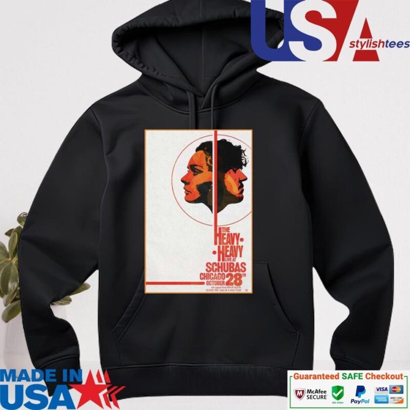 Official The Heavy Heavy At Schubas Tavern On October 28 2024 In Chicago IL hoodie