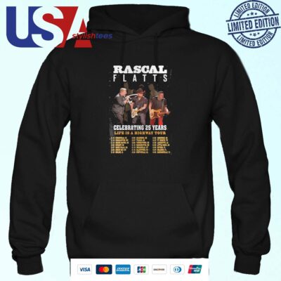 Rascal Flatts Celebrating 25 Years Life Is A Highway Tour Hoodie