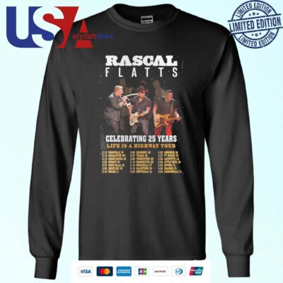 Rascal Flatts Celebrating 25 Years Life Is A Highway Tour Sweater