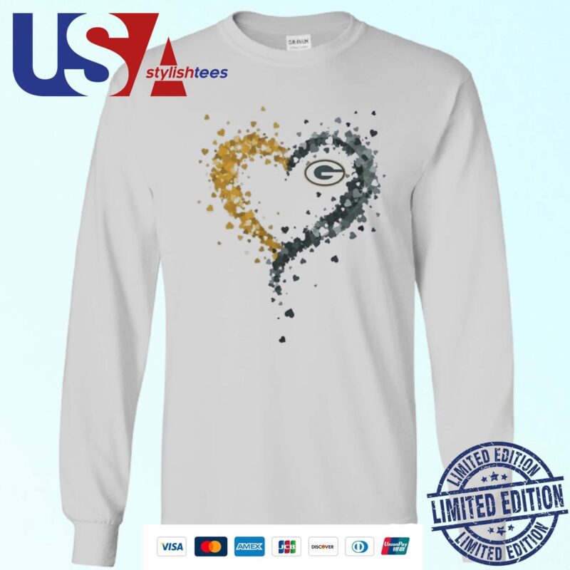 Passion Heart Green Bay Packers 2024 Sweater