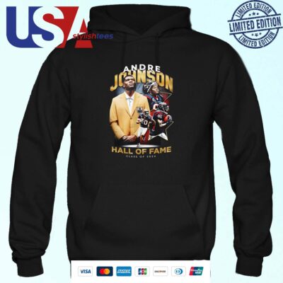 Official Andre Johnson Hall Of Fame Class Of 2024 Hoodie