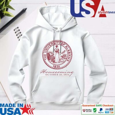 Official Alabama Crimson Tide Homecoming October 26, 2024 hoodie
