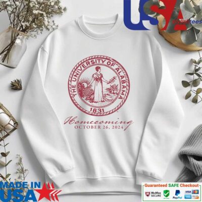 Official Alabama Crimson Tide Homecoming October 26, 2024 sweater