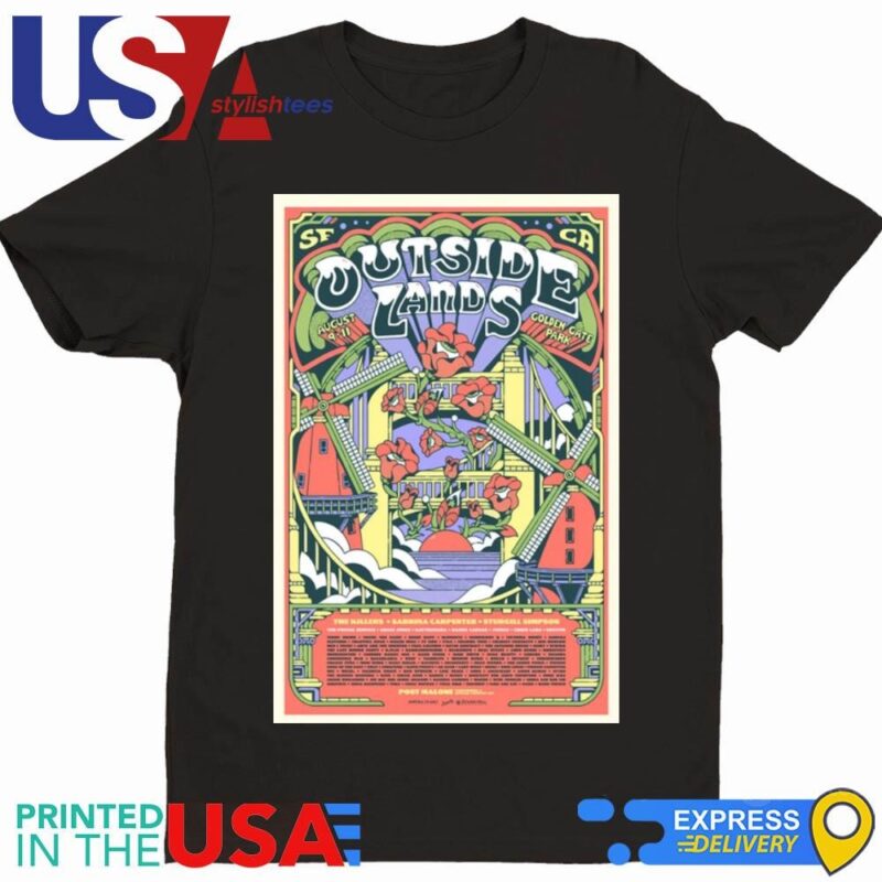 Outside Lands Music Festival San Francisco CA August 9-11 2024 Shirt