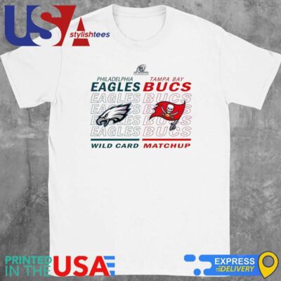 Philadelphia Eagles Vs Tampa Bay Buccaneers Wild Card Matchup Shirt