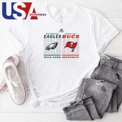 Philadelphia Eagles Vs Tampa Bay Buccaneers Wild Card Matchup T-shirt