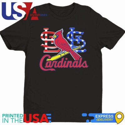 St. Louis Cardinals American Flag Celebrating 4th Of July 2024 Shirt