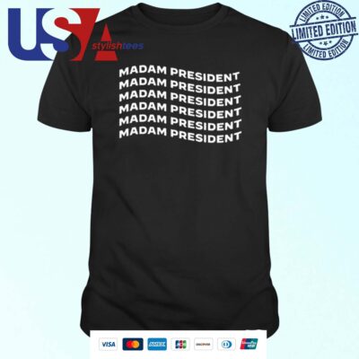 Harris Victory Fund store Madam President T-shirt