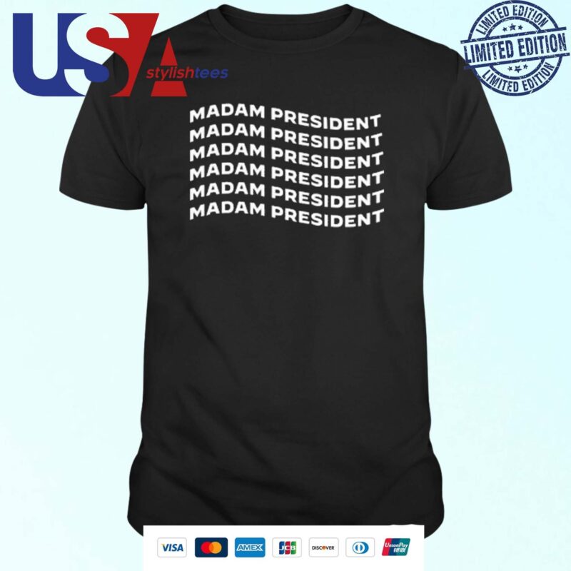 Harris Victory Fund store Madam President T-shirt