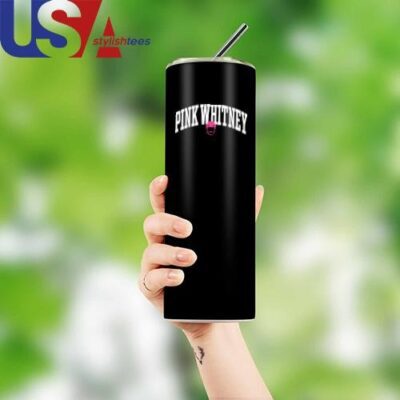Pink Whitney Helmet Logo Mug, Tumbler Tumbler 12oz Black