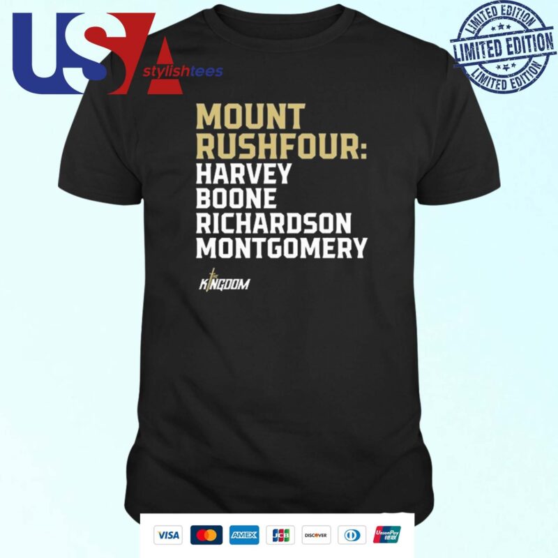 The Kingdom Nil Mount Rushfour Harvey Boone Richardson Montgomery T-shirt