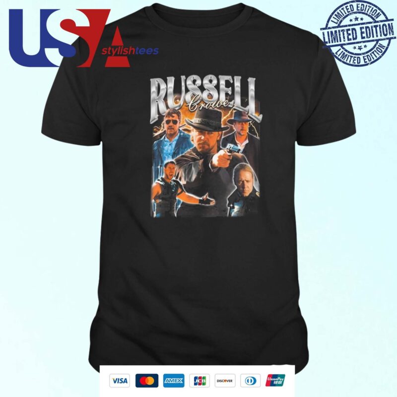 Russell Crowe Vintage Retro 90s T-shirt